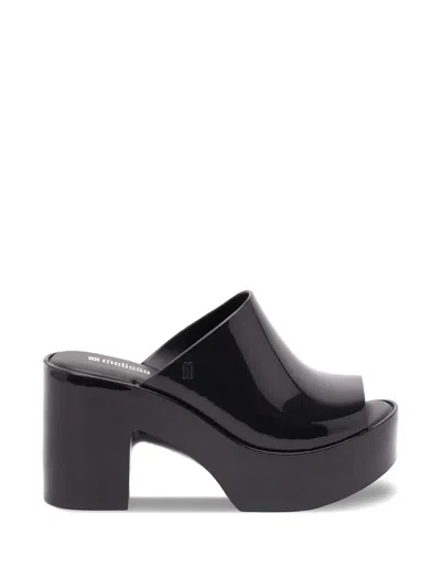 Melissa Hype Platform Sandals In Black