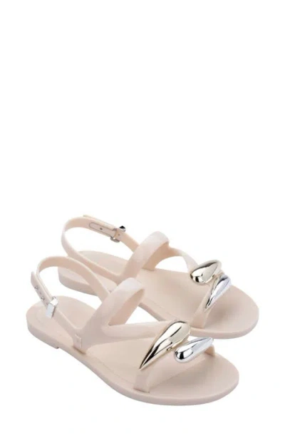 Melissa Iris Slingback Sandal In Neutral