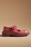 Melissa Jackie Jelly Mary Jane Shoe In Burgundy/red, Women's At Urban Outfitters In Pink