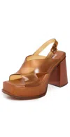 Melissa Dance Slingback Platform Sandal In Orange