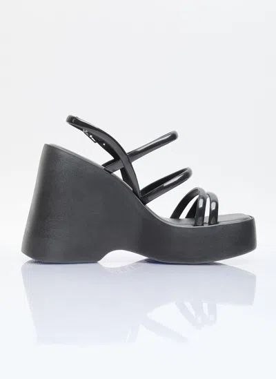 Melissa Jessie Platform Sandals In Black