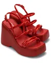 Shop Melissa Jessie Sandal In Red