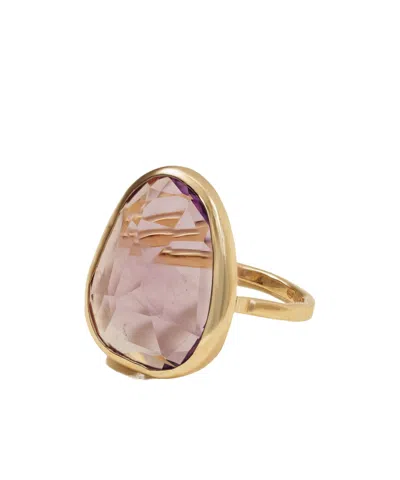 Melissa Joy Manning 14-karat Recycled Gold Amethyst Ring