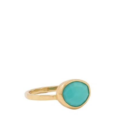 Melissa Joy Manning 14-karat Recycled Gold Turquoise Ring