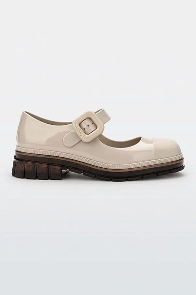 Melissa June Jelly Mary Jane Shoe In Beige, Women's At Urban Outfitters