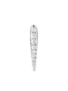 Melissa Kaye 18k White Gold Diamond Lola Needle Earrings In Silver
