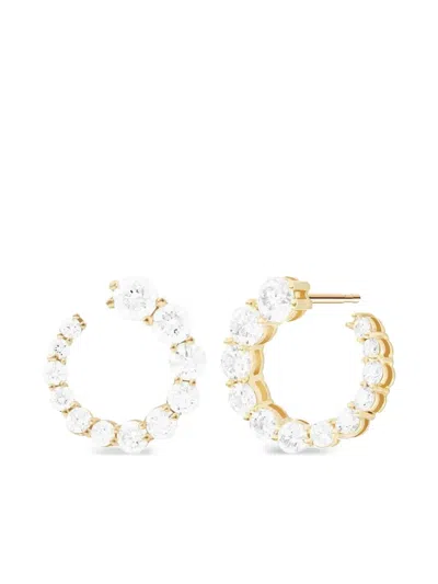 Melissa Kaye 18k Yellow Gold Aria Diamond Earrings