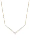 Melissa Kaye 18k Yellow Gold Aria V Necklace In Gold