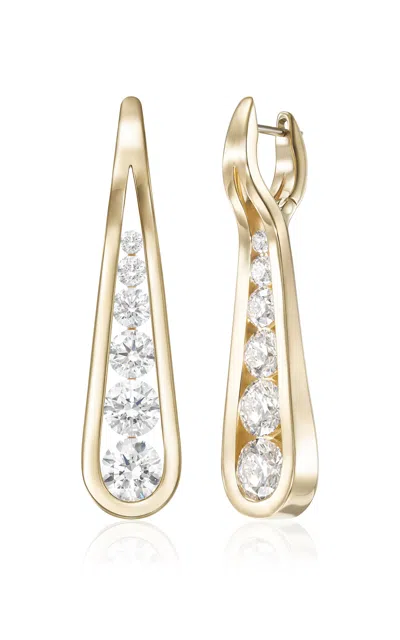 Melissa Kaye 18k Yellow Gold Daphne Joy Earring Large