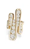 Melissa Kaye 18k Yellow Gold Daphne Joy Ring Large