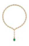 Melissa Kaye 18k Yellow Gold Rocky Infinity Necklace