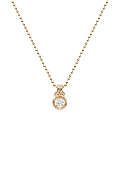 Melissa Kaye 18k Yellow Gold Rocky Pendant Medium