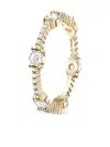Melissa Kaye 18k Yellow Gold Sadie Eternity Band Ring In Brown