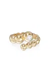 Melissa Kaye 18k Yellow Gold Audrey Wrap Ring In Gold