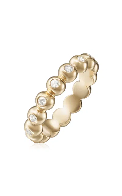 Melissa Kaye Audrey Small 18k Yellow Gold Diamond Eternity Ring