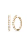 Melissa Kaye Clara Medium 18k Yellow Gold Diamond Earrings In Gold