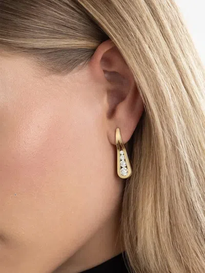 Melissa Kaye Daphne Joy Diamond Earrings In Gold