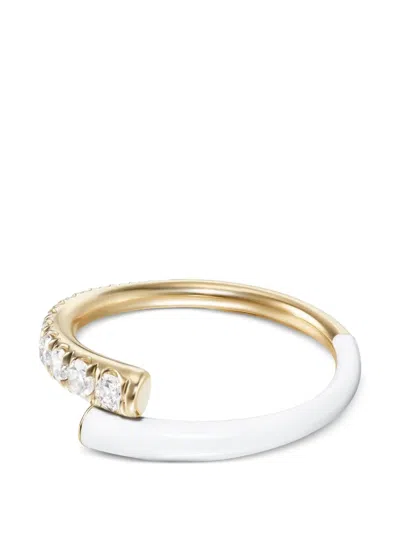 Melissa Kaye Lola 18k Diamond Ring In Gold