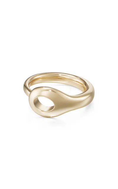 Melissa Kaye Lola Large 18k Yellow Gold Needle Ring