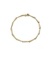 Melissa Kaye Lola Linked Bracelet In 18k Yellow Gold & Diamonds