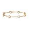Melissa Kaye Lola Needle Link Bracelet In 18k Yellow Gold,diamonds