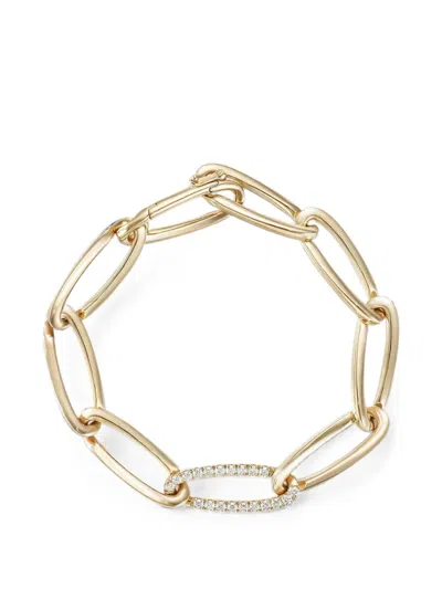 Melissa Kaye 루루 미디엄 다이아몬드 브레이슬릿 In Gold