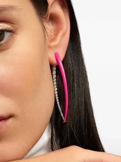 Melissa Kaye Xl Cristina Diamond Earrings In Multi