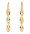 Melissa Kaye Yellow Gold And Diamond Ada Drop Earrings In Gold