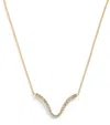 Melissa Kaye Yellow Gold And Diamond Clara Pendant Necklace In Gold