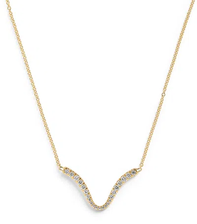 Melissa Kaye Yellow Gold And Diamond Clara Pendant Necklace