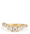 Melissa Kaye Yellow Gold And Diamond Clara Ring In Gold