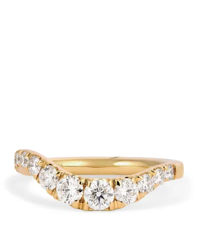 Melissa Kaye Yellow Gold And Diamond Clara Ring