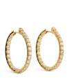 Melissa Kaye Yellow Gold And Diamond Large Honey Hoop Earrings In Gold