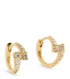 Melissa Kaye Yellow Gold And Diamond Lola Huggie Hoop Earrings In Gold