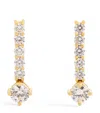 Melissa Kaye Yellow Gold And Diamond Stella Earrings In Gold