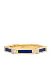 Melissa Kaye Yellow Gold, Diamond And Enamel Honey Station Ring In Gold