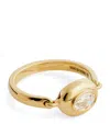 Melissa Kaye Yellow Gold, Diamond And Enamel Lenox Reign Ring In Gold