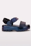 Melissa Kick Off Platform Sandal In Blue Chameleon