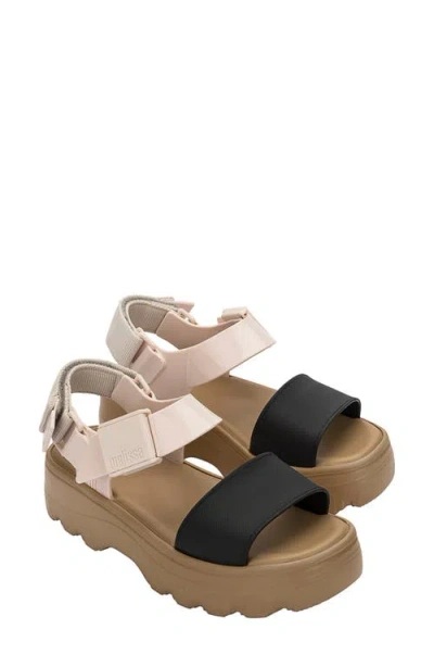 Melissa Kick Off Platform Sandal In Brown