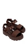 Melissa Kick Off Platform Sandal In Brown