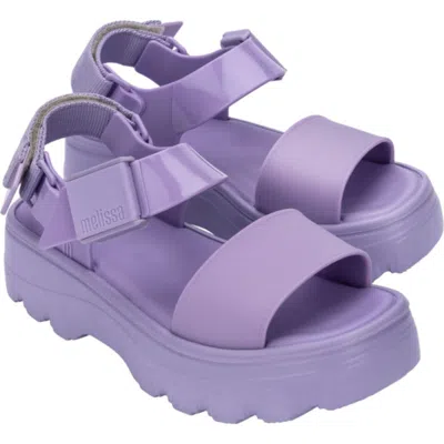 Melissa Kick Off Platform Sandal In Purple