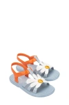 Melissa Kids' Mini Hip Bloomy Sandal In Blue/orange