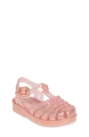Melissa Kids Mini Posses Sandal In Pearly Pink