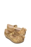 Melissa Kids' Mini Ultragirl Springtime Mary Jane Flat In Brown