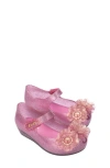 Melissa Kids' Mini Ultragirl Springtime Mary Jane Flat In Pink