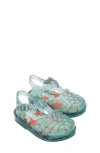 Melissa Kids' Possession Metallic Jelly Sandal In Green