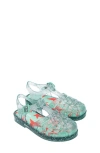 Melissa Kids' Possession Metallic Jelly Sandal In Green