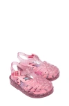 Melissa Kids' Possession Metallic Jelly Sandal In Pink
