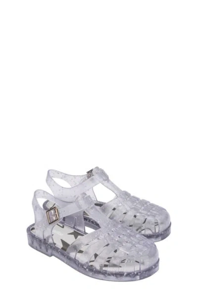 Melissa Kids' Possession Metallic Jelly Sandal In Transparent