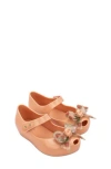 Melissa Kids' Ultragirl Sweet V Mary Jane Flat In Orange